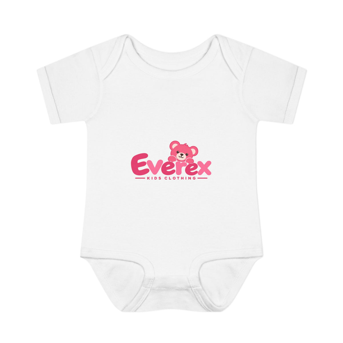 Everex Pink Teddy Infant Bodysuit